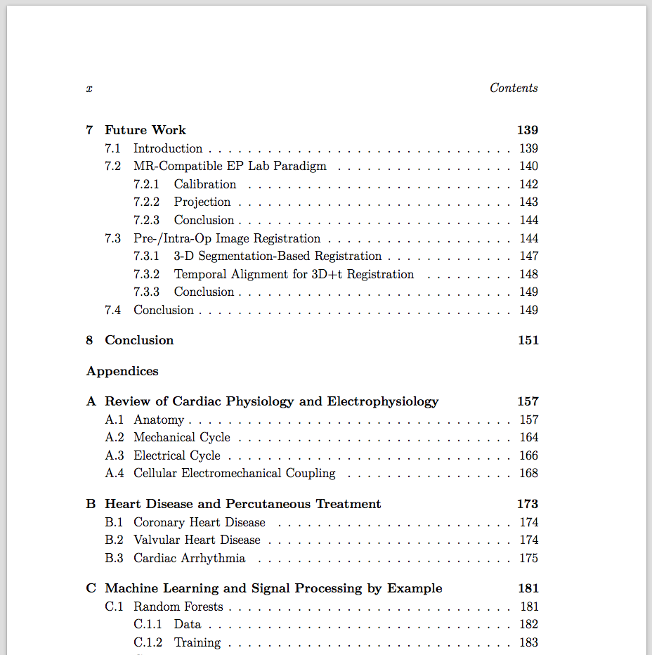 Table Of Contents In Thesis Tagalog