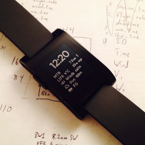 Pebble METAR Watchface