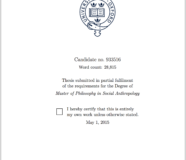 Masters Title Page Oxford Echoes