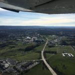 Flying over PSU